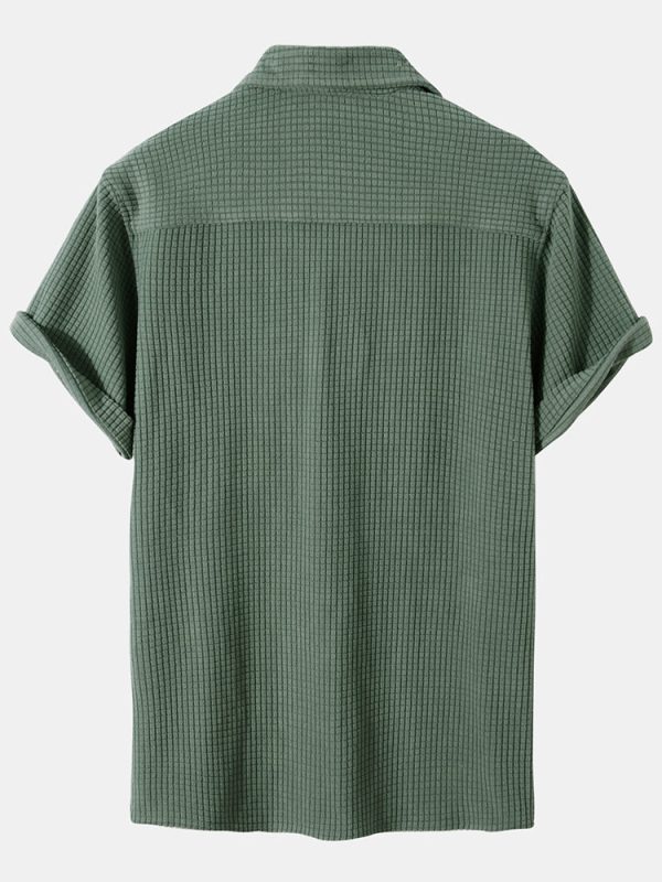 Waffle Polo Shirt & Waffle Shorts